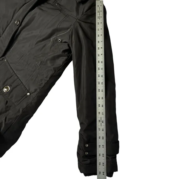 Forecaster of Boston Black Coat Womens Small Zip Up Button Adjustable‎ Jacket - Image 10