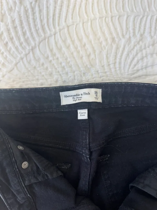 Abercrombie Curve Love Split-hem Jean - Image 5