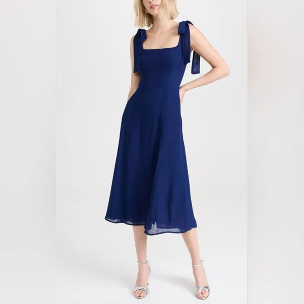 ⚡️Reformation Twilight Dress in Danube, Size 4, NWT - Image 9
