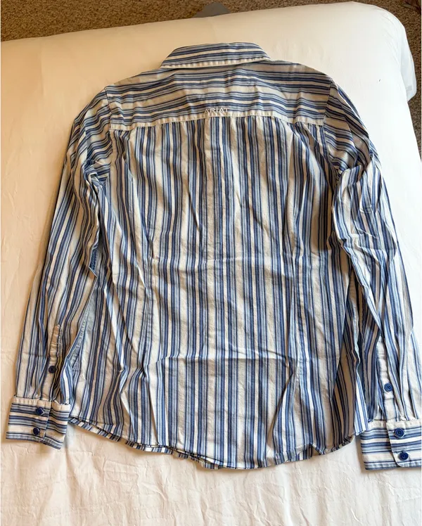 Ariat Women’s Kirby Stretch Striped Western Button Up Shirt - Image 4