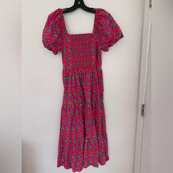 J Crew Tiered Midi Dress - Image 2