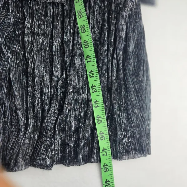 Sabina Musayev Bonita Dress Metallic Tiered Midi Plunge Sleeveless‎ Size XS - Image 15
