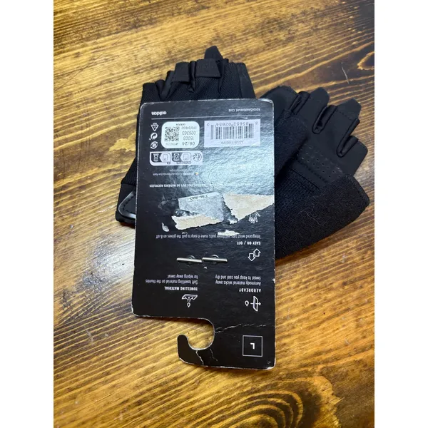 Adidas Black‎ And Pink Training Gloves Size Large - Image 2
