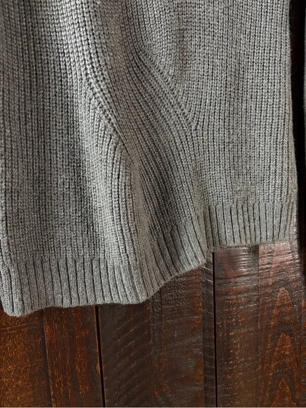 GAP Very Soft Cowl Neck Gray Sweater XS - Image 6