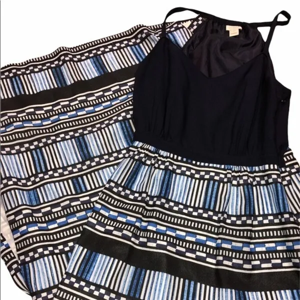 J Crew factory size 00 navy blue boho maxi dress - Image 2