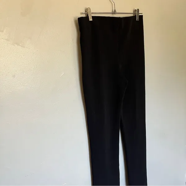 H&M Black Ankle-Length Women's Pants Slit Ankle Size 28 - Image 4