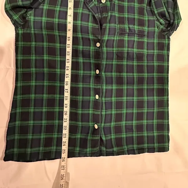 J Crew Women Pajamas Green Black -‎ Size S. - Image 13