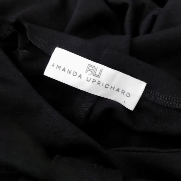 AMANDA‎ UPRICHARD Black Open Back Bow Ponte Knit Dress Sheath Classic Large - Image 10