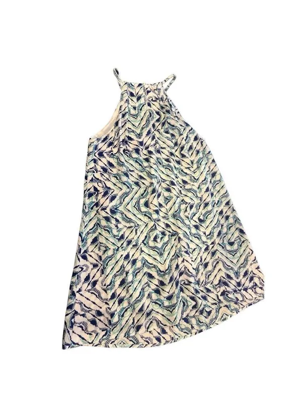 NWT En Creme Geometric Halter Shift Dress Size S - Image 6