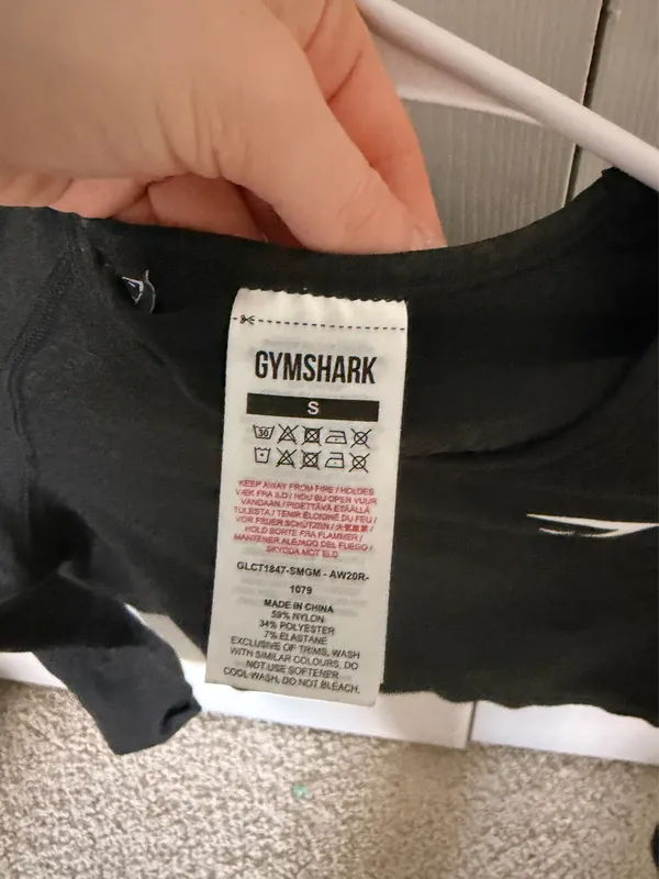 Gymshark Top Long Sleeve Crop - Image 2