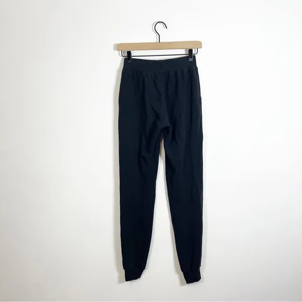 L'AGENCE Luxe Lounge The Moss Jogger Pant in Black - Image 3