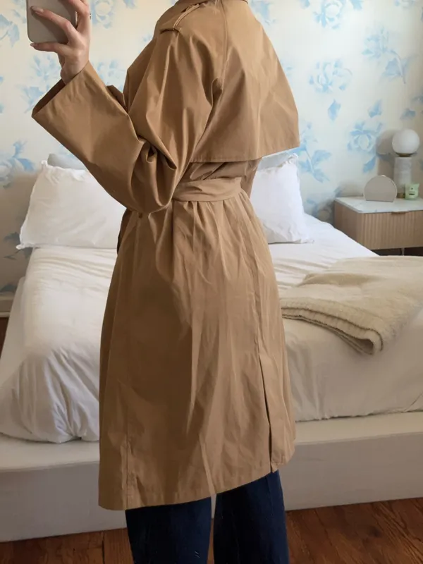 BCBGeneration Trench Coat Brown Tan - Image 3