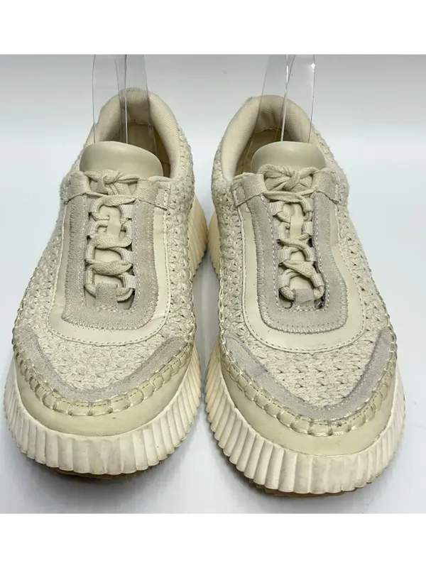 Dolce Vita Dolen Platform Sneakers Womens Size 9.5 Ivory Low Top Lace-Up Casual - Image 2