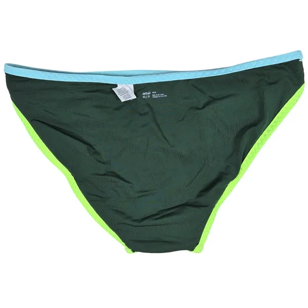 Aerie‎ Bikini Bottoms Women XS Green Neon Trim Swimwear Beach Pool - Image 4