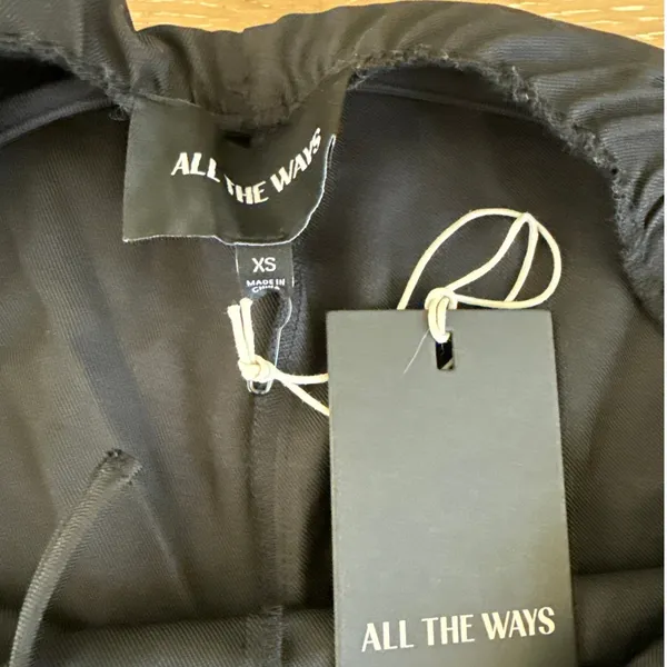All The Ways Drawstring Pants Louisa Size XS Black - Image 3