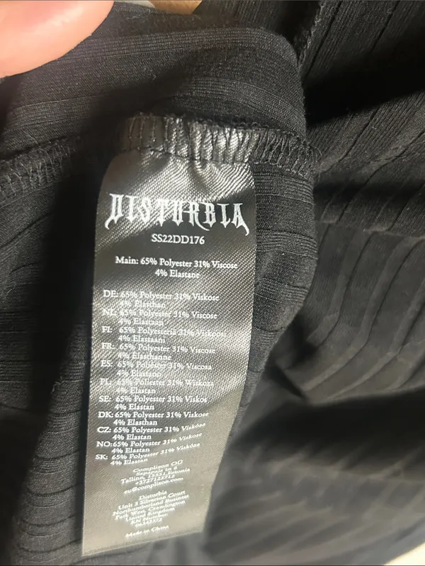 Disturbia Eastwick Gothic Cut Out Bodycon Mini Dress Size 6 NWT - Image 12
