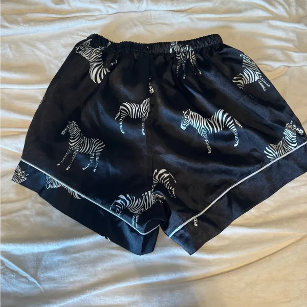 Black Zebra Print Pajama Set - Image 4
