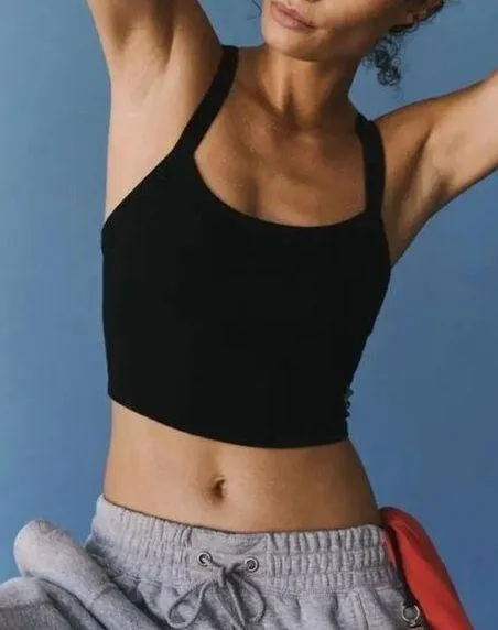 🆕 FP Movement All Clear Rib Crop Camisole, size XS/S, NWOT - Image 2