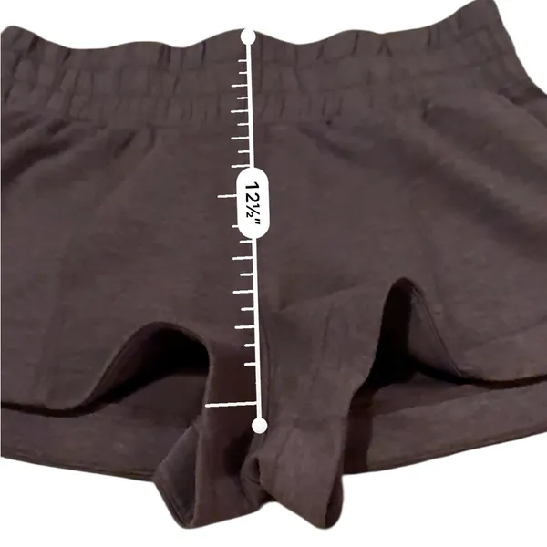 Yogalicious Brown Stretch Waist Scuba Zuri Comfort‎ Athletic Shorts Sz M - Image 7