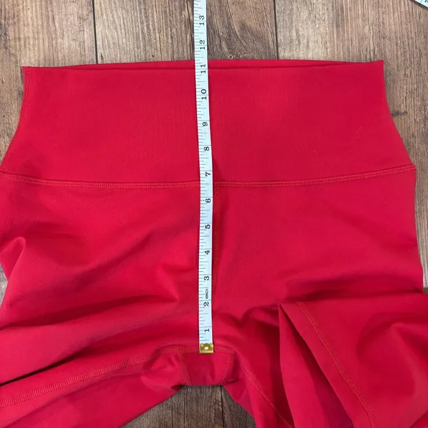 ALO Yoga 7/8 High-Waist Airbrush Legging Bright Red SIZE L Retail $118 W5604R - Image 9