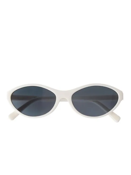 Amazon White Oval sleek trendy sunglasses - Image 2