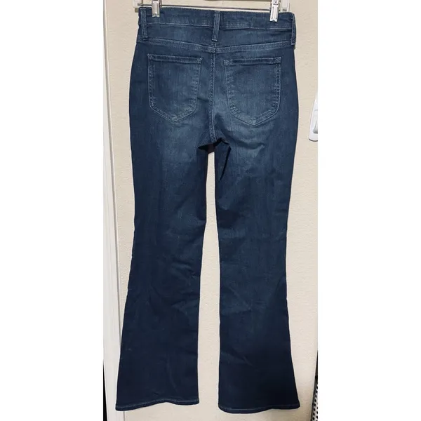 NYDJ Jeans‎ Womens 00 Patch Pockets Hugo Rain Flare Leg Denim - Image 5