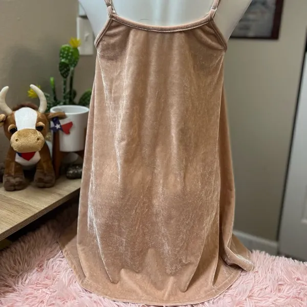 Velvet dress Pink Size M - Image 9