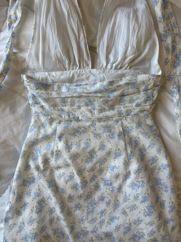 Princess Polly Brantley Floral White Mini Dress Size 4 - Image 10