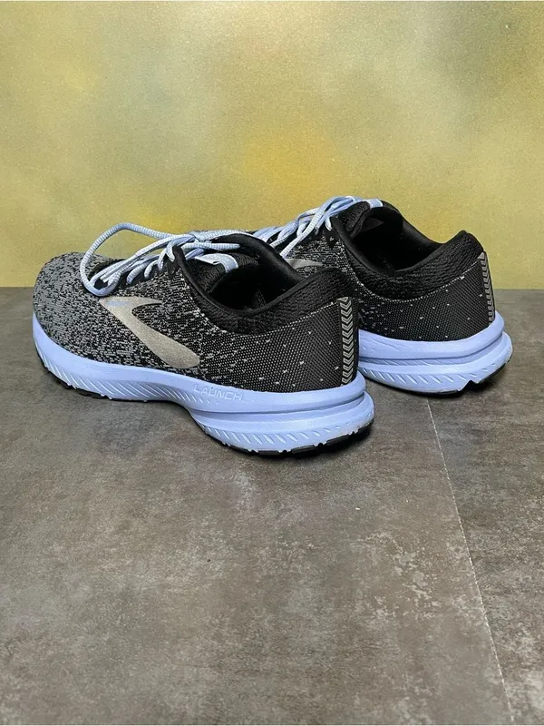 Brooks Launch 6 Women's Black/Gray/Blue Running Shoes Size 9B - Image 9