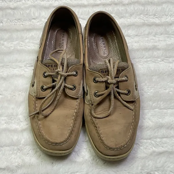 Sperry Top-Sider Women's Bluefish 2 Eye‎ Boat Shoes Leather Sz 7 9276619 - Image 2