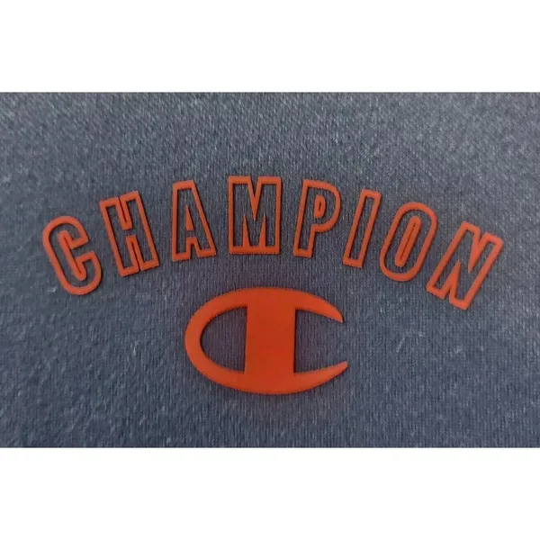 Champion Hooded Sweatshirt Womens Xl Navy With Red‎ Lettering. - Image 3
