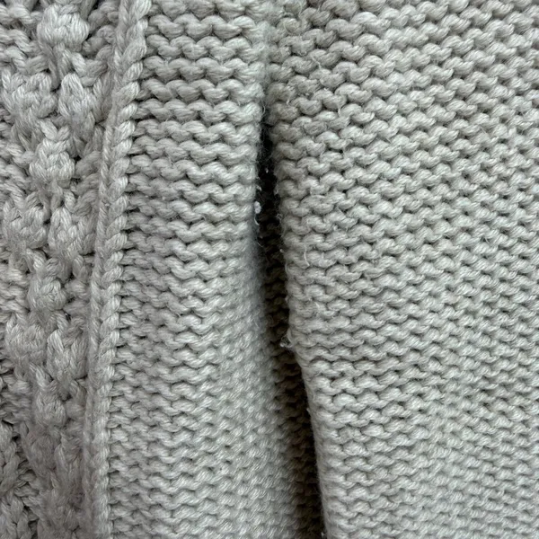 Banana Republic cream cable soft thick knit crewneck sweater cotton neutral S - Image 7