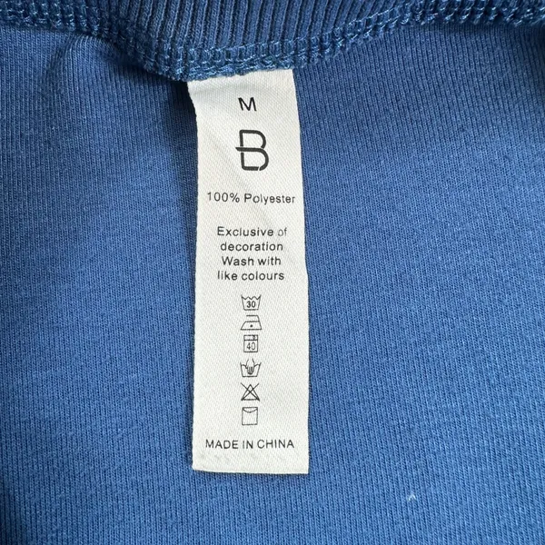 Be Kind Sweatshirt Womens M Blue Crew Neck Long Sleeve Pullover Pride Rights Lgb - Image 3