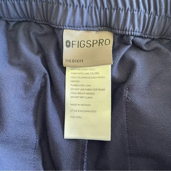 Figs Figspro Skinny Trouser Scrub Pants Navy Blue Size Medium - Image 10