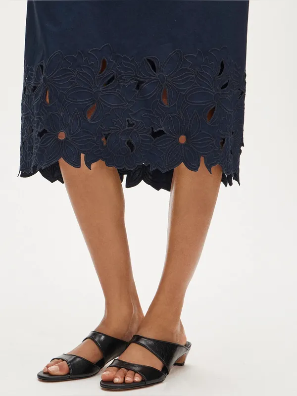 J.Crew Embroidered shirt-dress in cotton poplin - Image 2