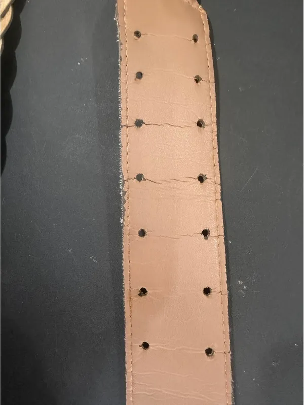 Brazilian Light Brown Braided buckle belt - Image 4