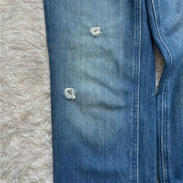 We The Free Free People Blue Women’s Maggie Ripped Straight Leg Jeans Size 25 - Image 12