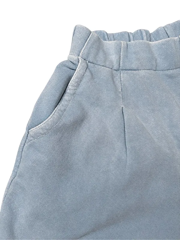 NWT Aerie New Heights Trouser Fleece Shorts XS Cloud Blue - Image 5