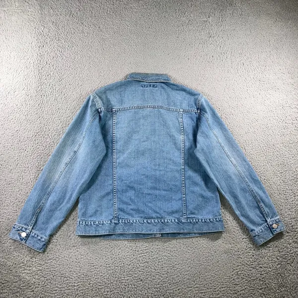 Vintage 90s Montego Denim Jacket Women L Cotton Trucker Blue Medium Wash EU - Image 2