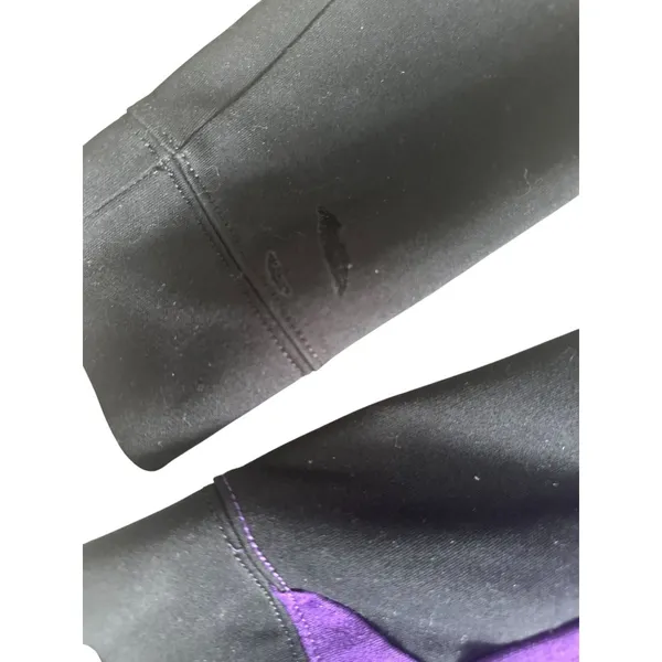 RALPH LAUREN Active LRL Purple Black Hoodie Sweatshirt Size M - Image 5