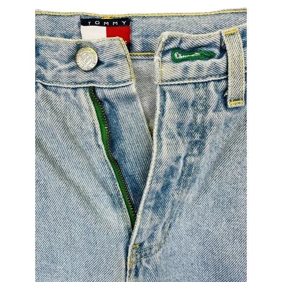 VTG Tommy Hilfiger Classic Woman's Blue Jeans Denim Wash 1/30 100% Cotton‎ 26" - Image 11