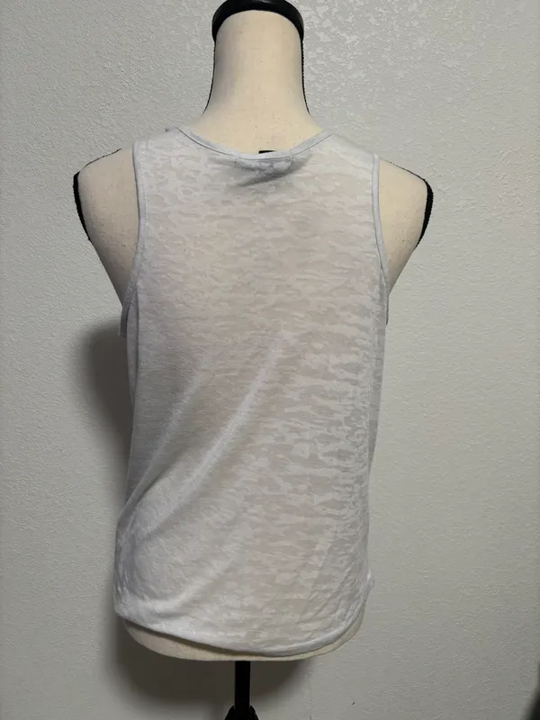 Forever 21 Geometric White Tank Top - Image 3