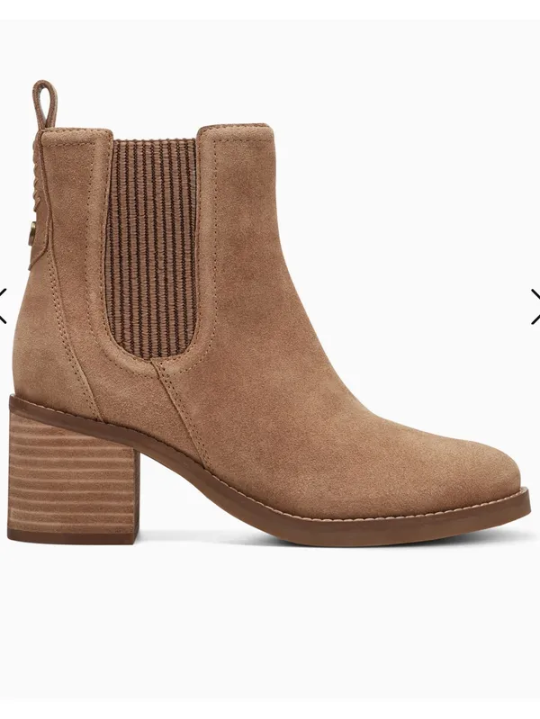 earth® Cassi Ankle Booties, Tan Suede, Size 11, NEW WITH BOX - Image 2