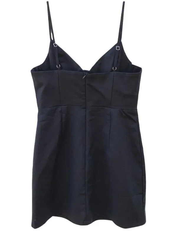 Princess Polly Womens Size 10 Novella black Mini Dress Bodycon - Image 3