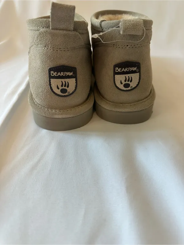 BearPaw Women's Ankle Booties in Taupe - Image 3