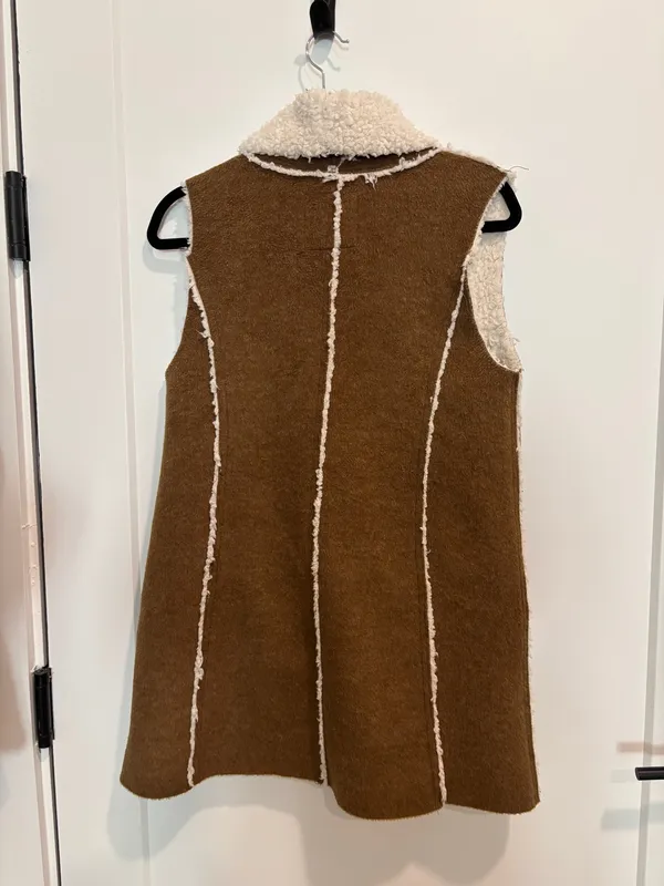 Dylan Vest Wool/Suade - Image 2