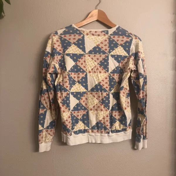 LA PETIT BATEAU Patterned‎ Pajama Top Blue Size XS - Image 3