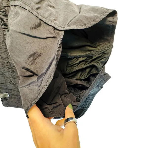 Revival‎ Black High Waist Athletic Shorts Women's Small Lightweight Nylon - Image 9