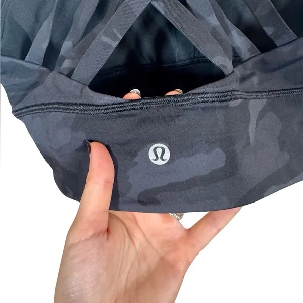 Lululemon Free To Be Moved BraIn Incognito Camo Multi Grey W2BJAS - Image 8