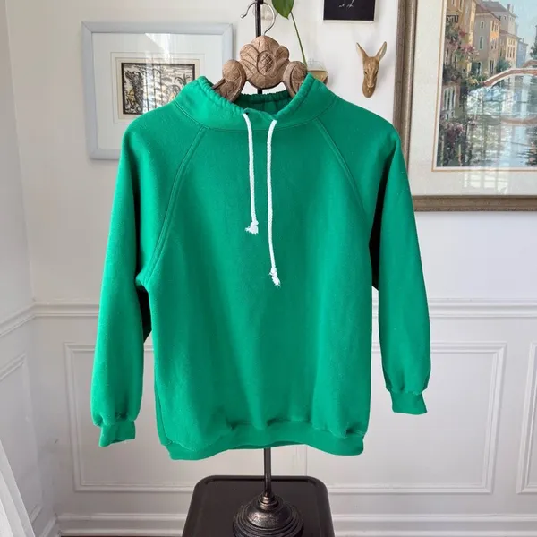 Vintage 80s 90s Boundary Waters Green Sweatsuit Track Suit Sweatshirt Sweatpants - Image 3